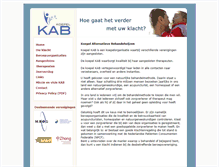 Tablet Screenshot of kab-klachten.nl